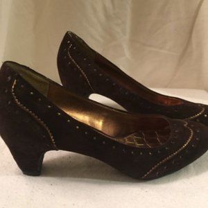 Sam Edelman Yvonne Brown Suede Heels, 9.5